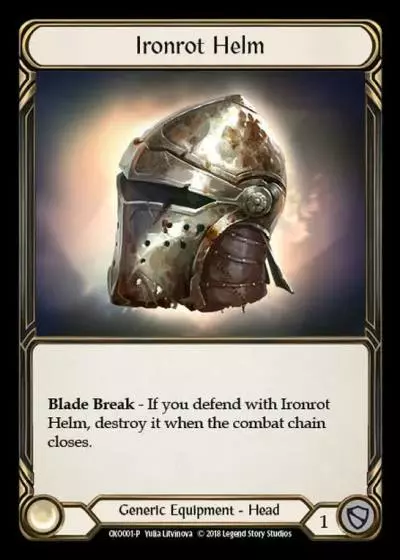 Ironrot Helm OXO001 - Slingshot Underground - Flesh and blood card