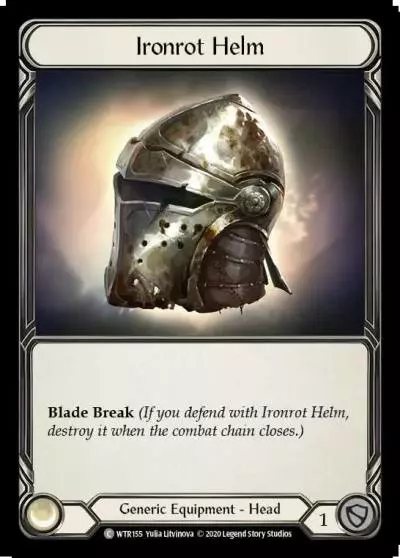 Ironrot Helm U-WTR155-RF - Welcome to Rathe - Unlimited - Flesh and blood card