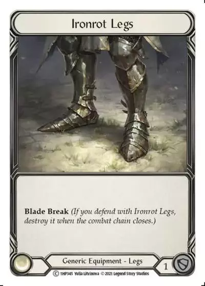 Ironrot Legs 1HP345 - History Pack 1 - Flesh and blood card