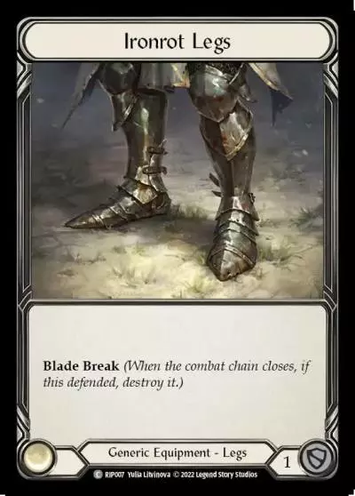 Ironrot Legs RIP007 - Riptide - Blitz Deck - Flesh and blood card