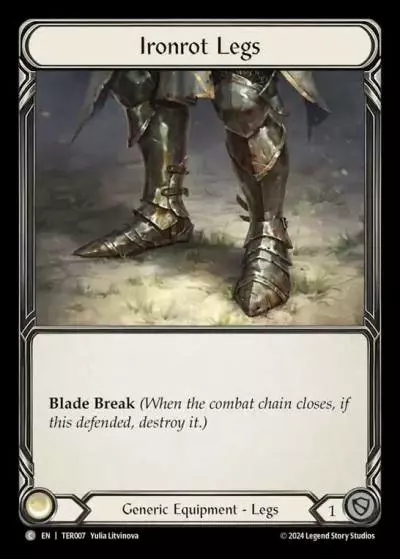 Ironrot Legs TER007 - 1st Strike - Terra - Flesh and blood card