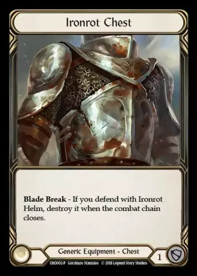 Ironrot Plate OXO002 - Slingshot Underground - Flesh and blood card