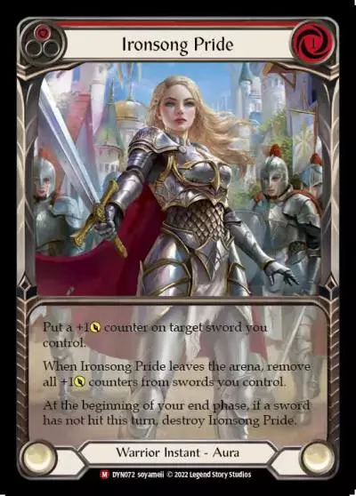 Ironsong Pride RED DYN072-EA - Dynasty - Flesh and blood card