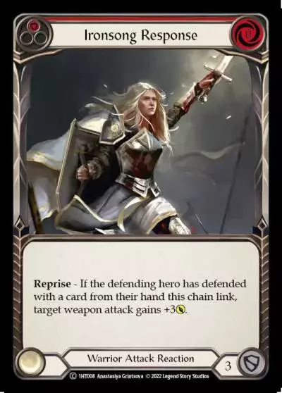 Ironsong Response RED 1HT008 - Dorinthea - Blitz Deck - Flesh and blood card