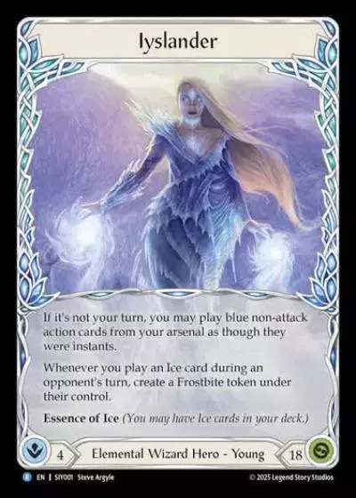 Iyslander SIY001 - Silver Age Chapter 1 - Iyslander - Flesh and blood card
