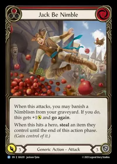 Jack Be Nimble RED SEA201 - High Seas - Flesh and blood card