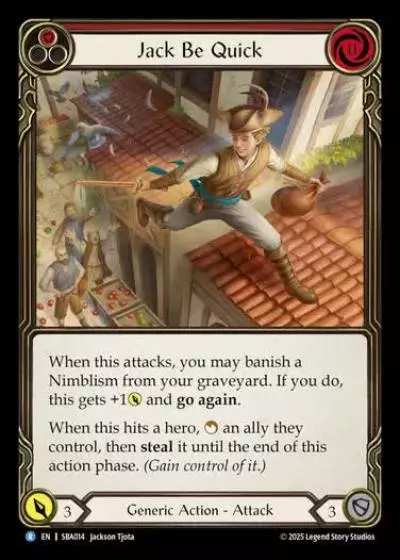 Jack Be Quick SBA014 - Silver Age Chapter 3 - Briar - Flesh and blood card