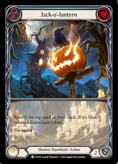Jack-o'-lantern BLUE LGS178 - Buy-a-Box - Halloween 2023 - Flesh and blood card