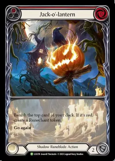Jack-o'-lantern RED LGS176 - Buy-a-Box - Halloween 2023 - Flesh and blood card