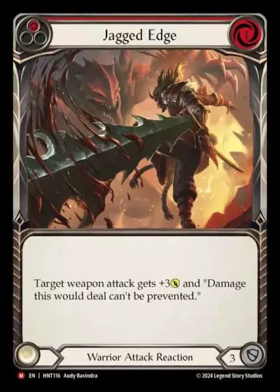 Jagged Edge RED HNT116 - The Hunted - Flesh and blood card