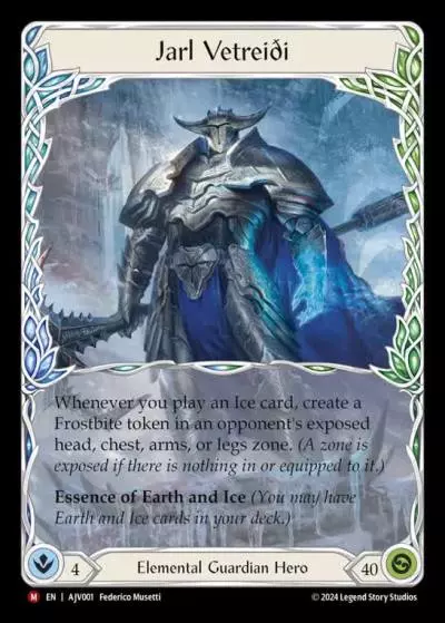 Jarl Vetreiði AJV001-RF - Armory Deck Origins - Jarl Vetreiði - Flesh and blood card