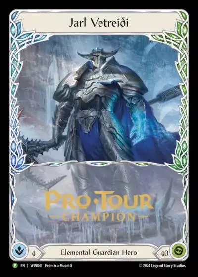 Jarl Vetreiði WIN041-CF - Pro Tour Champion Cards - The Hunted - Flesh and blood card