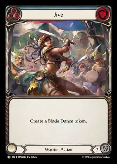 Jive MPW115 - Mastery Pack Warrior - Flesh and blood card