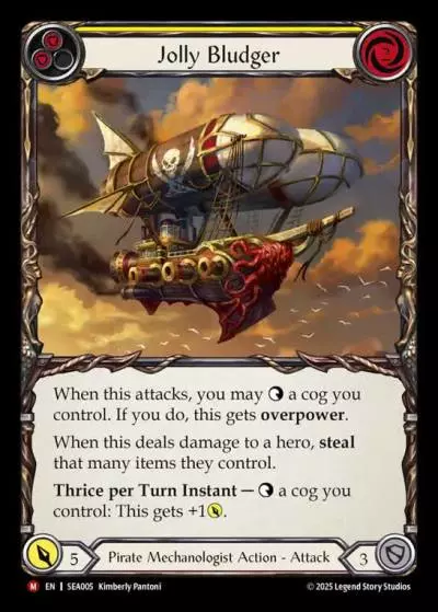 Jolly Bludger YELLOW SEA005 - High Seas - Flesh and blood card