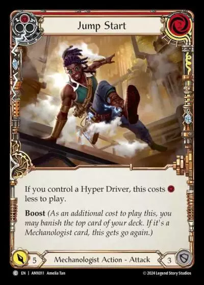 Jump Start RED AMX011 - Armory Deck - Maxx 'The Hype' Nitro - Flesh and blood card