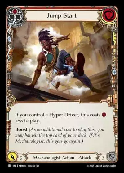 Jump Start SDA014 - Silver Age Chapter 1 - Dash - Flesh and blood card