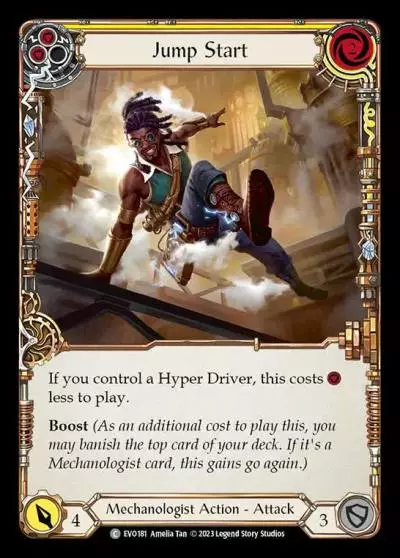 Jump Start YELLOW EVO181 - Bright Lights - Flesh and blood card