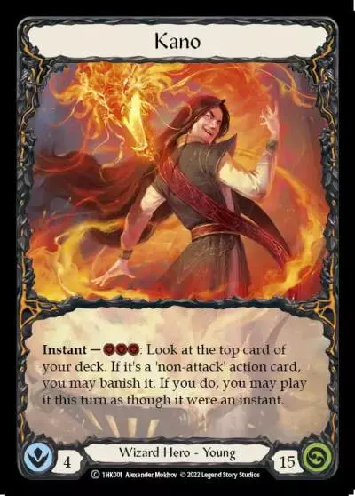 Kano 1HK001 - Kano - Blitz Deck - Flesh and blood card