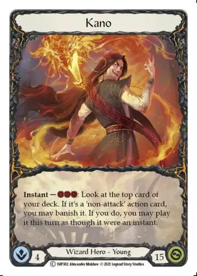 Kano 1HP302 - History Pack 1 - Flesh and blood card