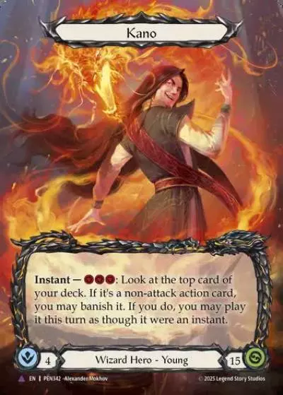 Kano PEN342-MV - Compendium of Rathe - Flesh and blood card