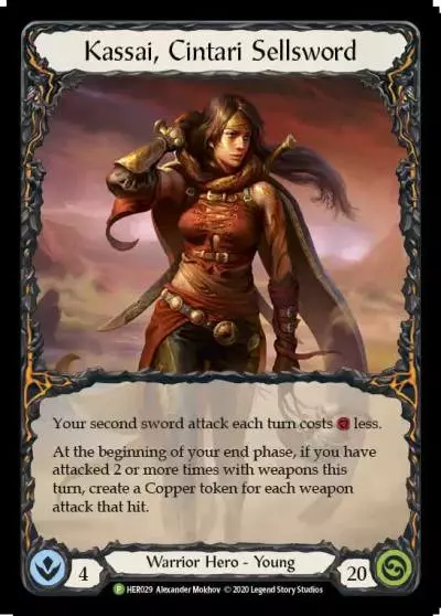 Kassai, Cintari Sellsword HER029-CF - Armory - Season 3 - Flesh and blood card