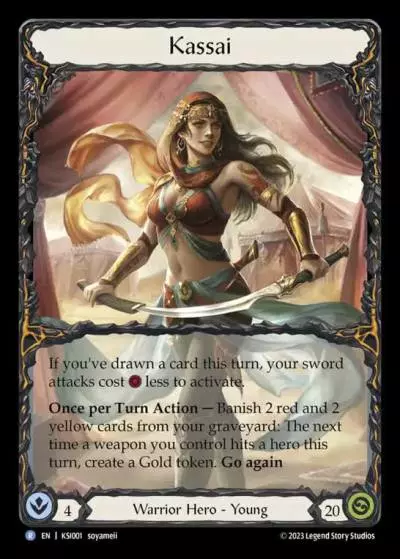 Kassai KSI001-RF - Kassai - Heavy Hitters Blitz Deck - Flesh and blood card