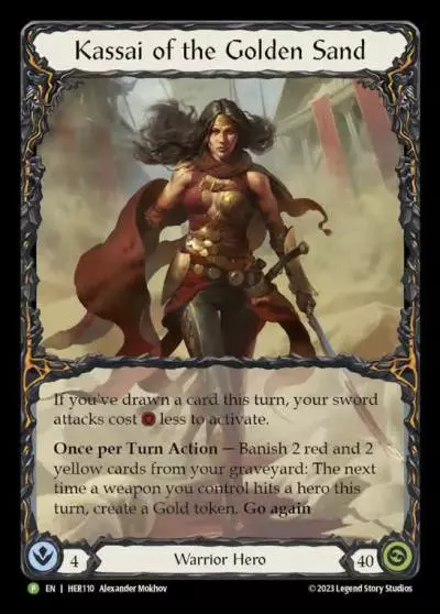 Kassai of the Golden Sand HER110-RF - ProQuest - Season 5 - Flesh and blood card