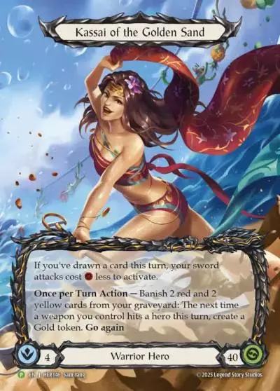 Kassai of the Golden Sand HER146-RF - Pro Tour - Singapore 2025 - Flesh and blood card