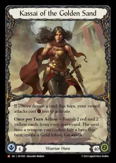 Kassai of the Golden Sand HVY090 - Heavy Hitters - Flesh and blood card