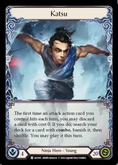 Katsu KAT001 - Katsu - Blitz Deck - Flesh and blood card