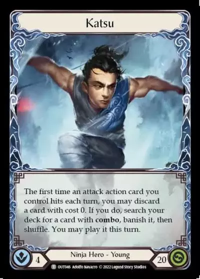 Katsu OUT046 - Outsiders - Flesh and blood card