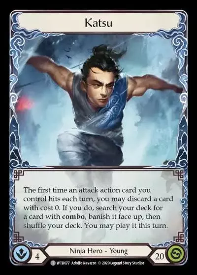 Katsu R-WTR077 - Welcome to Rathe - Unlimited Revised - Flesh and blood card
