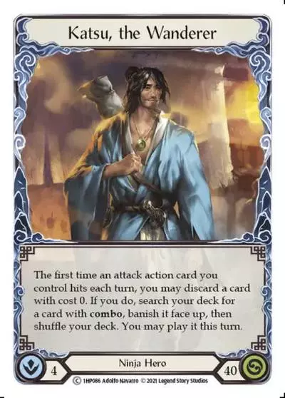 Katsu, the Wanderer 1HP086 - History Pack 1 - Flesh and blood card