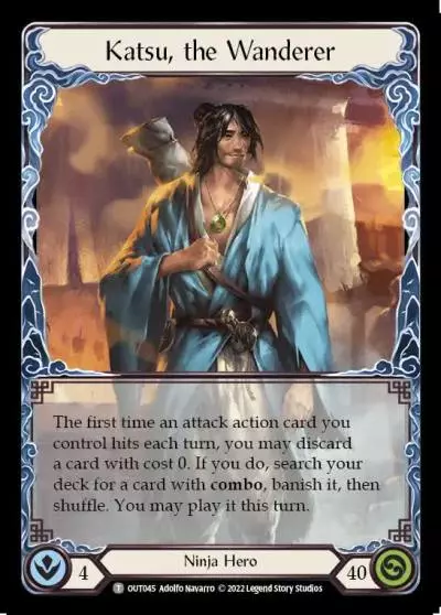 Katsu, the Wanderer OUT045 - Outsiders - Flesh and blood card
