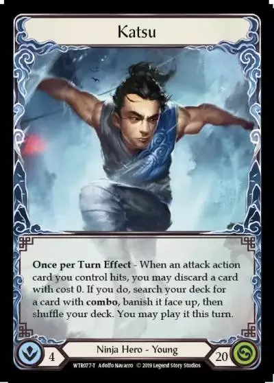 Katsu WTR077 - Welcome to Rathe - Flesh and blood card