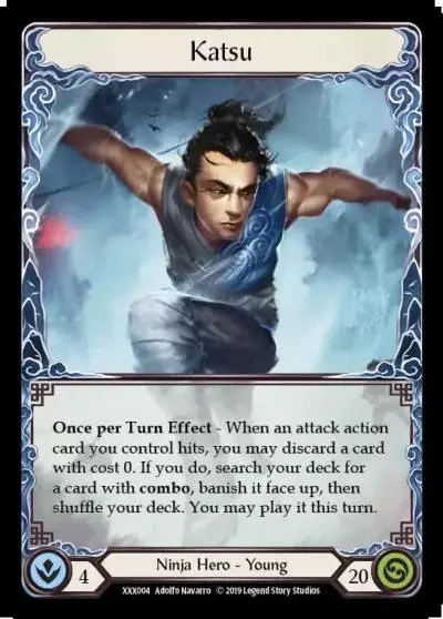 Katsu XXX004 - Organized Play Support - Limited Calling 2019 - Flesh and blood card
