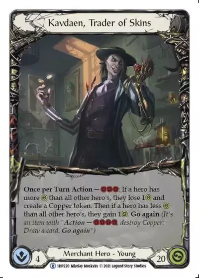 Kavdaen, Trader of Skins 1HP220 - History Pack 1 - Flesh and blood card