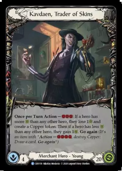 Kavdaen, Trader of Skins CRU118 - Crucible of War - Flesh and blood card