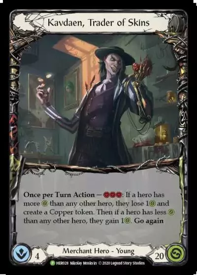 Kavdaen, Trader of Skins HER028-CF - Armory - Season 3 - Flesh and blood card
