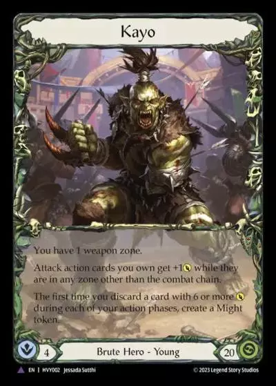 Kayo HVY002-MV - Heavy Hitters - Flesh and blood card