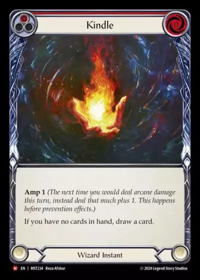 Kindle RED MST234 - Part the Mistveil - Flesh and blood card