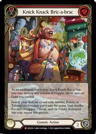Knick Knack Bric-a-brac RED EVR159-EA - Everfest - Flesh and blood card