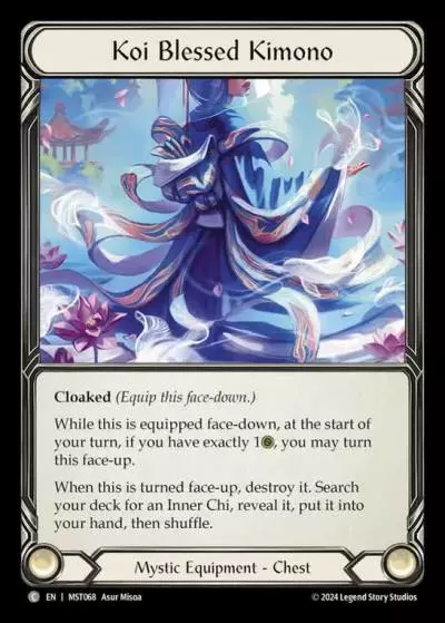 Koi Blessed Kimono MST068 - Part the Mistveil - Flesh and blood card