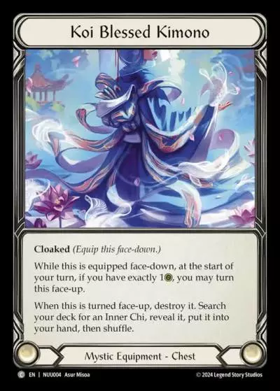Koi Blessed Kimono NUU004 - Nuu - Blitz Deck - Flesh and blood card