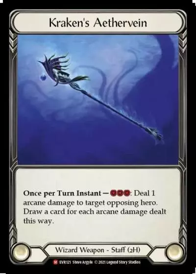 Kraken's Aethervein EVR121 - Everfest - Flesh and blood card