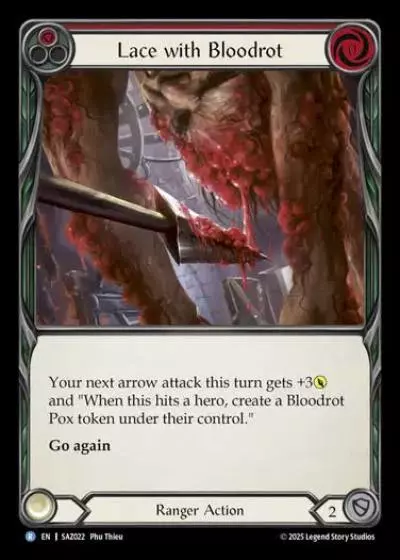 Lace with Bloodrot SAZ022 - Silver Age Chapter 2 - Azalea - Flesh and blood card