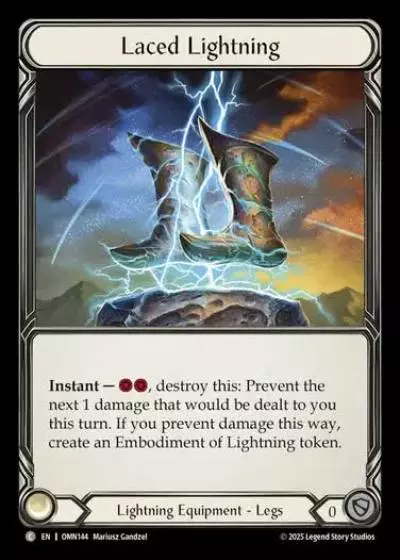 Laced Lightning OMN144 - Omens of the Third Age - Flesh and blood card