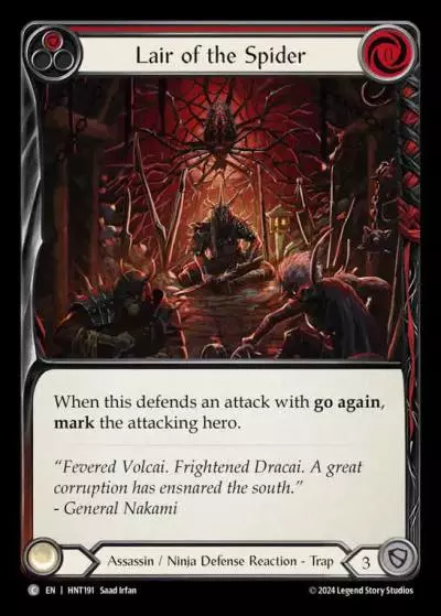 Lair of the Spider RED HNT191 - The Hunted - Flesh and blood card