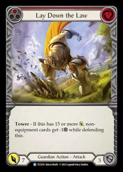Lay Down the Law RED TCC035 - Round the Table: TCC x LSS - Flesh and blood card