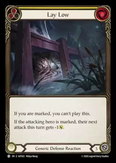 Lay Low SAT022 - Silver Age - Prism, Advent of Thrones - Flesh and blood card